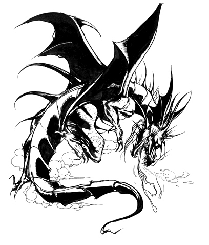 a picture of a dragon