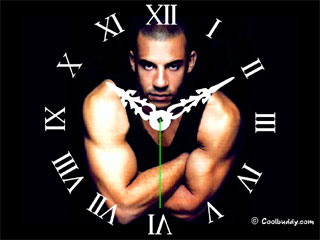 Vin Diesel Clock
